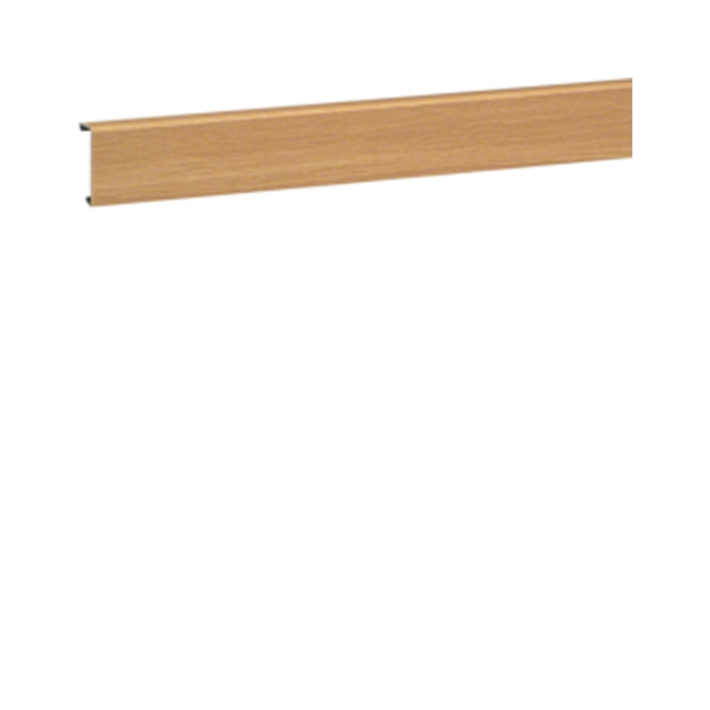 Cover for plinth skirting duct Hager SL200552D5 Plastic Oak