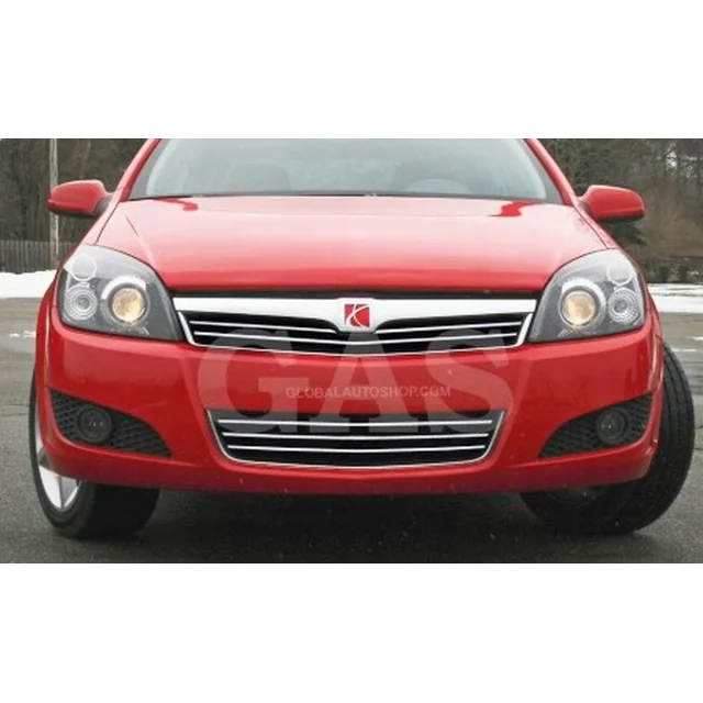 Saturn Astra - Chrome Strips Chrome Grill Dummy Bumper Tuning