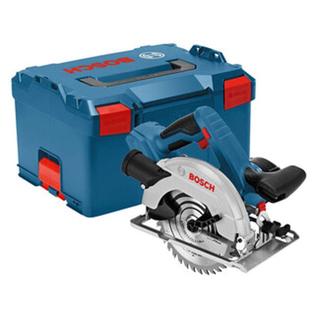 Bosch GKS 18V-57 G cordless circular saw without battery and charger in L-Boxx