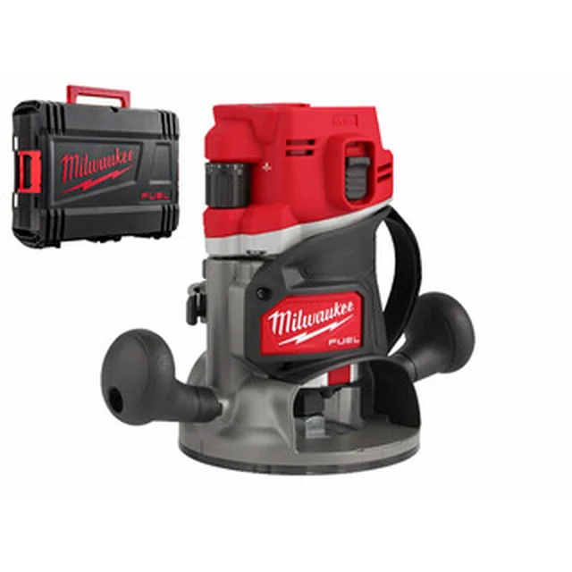 Milwaukee M18FR12-0X cordless router 18 V | 8 - 12,7 mm | 12000 to 25000 RPM | Carbon Brushless | Without battery and charger | In Heavy Duty case