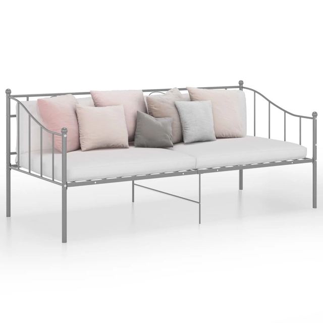Lumarko Sofa frame, gray, metal, 90x200 cm