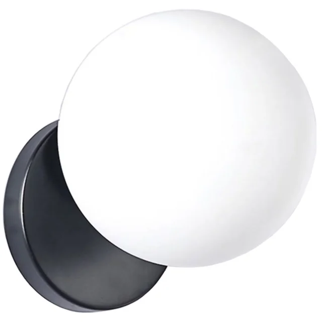 Glass Ball Wall Lamp APP949-1W Black