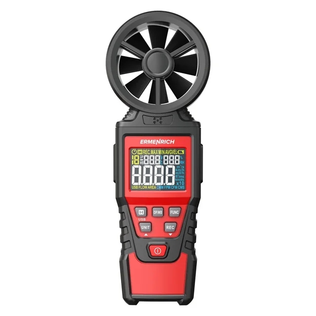 Ermenrich Seek digital anemometer DN30