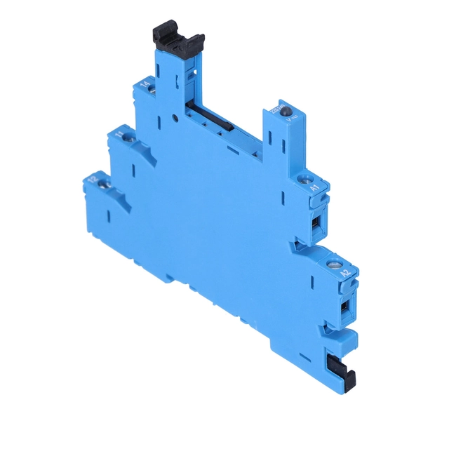 93.01.0.240 Narrow profile socket 6,2mm for series relays 34, 220-240VAC/DC, screw terminals, DIN rail mounting