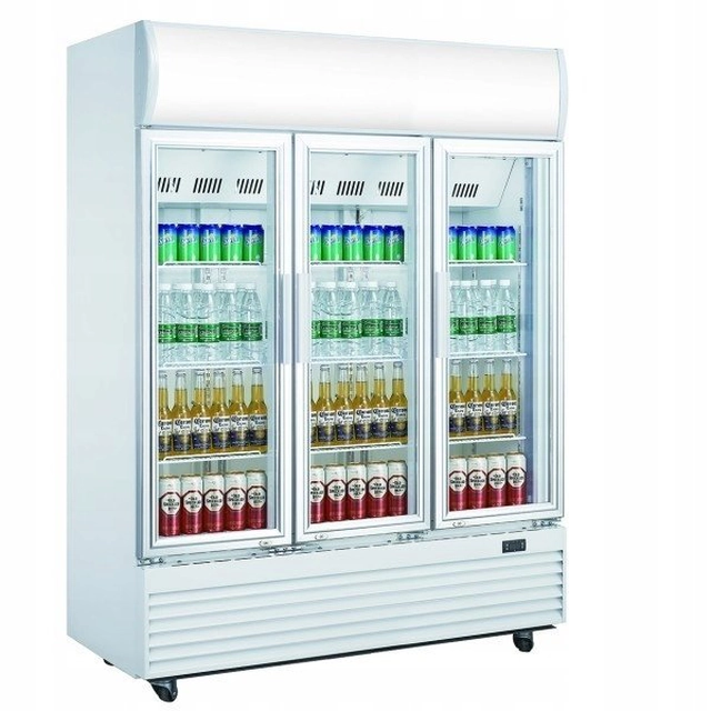 Refrigerated glass display case, capacity 1300l LG-1300F INVEST HORECA LG-1300F LG-1300F