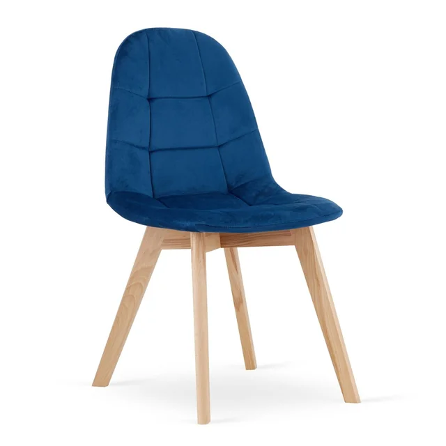 BORA chair - navy blue velvet x 1