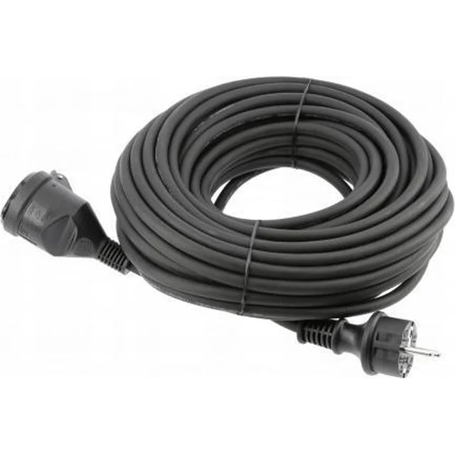 GTV Garden construction extension cord 20m 3x1,5 black