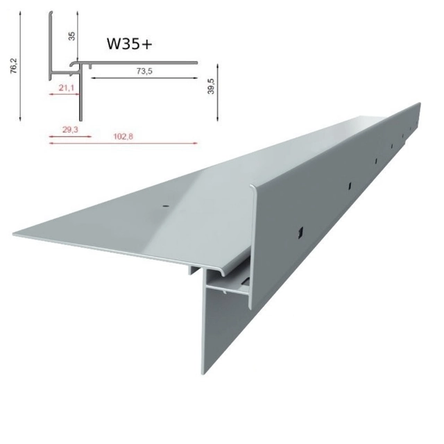 Eaves profile W35+ Renoplast