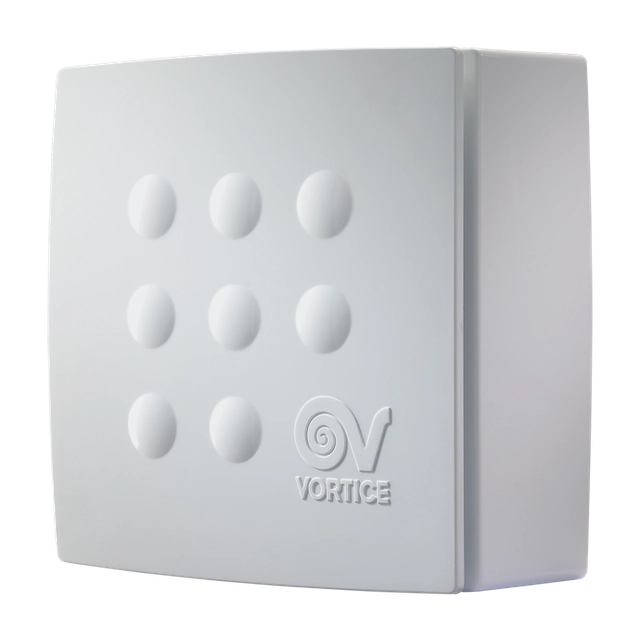 Vortice Quadro SUPER T HCS wall radial bathroom fan with hygrostat