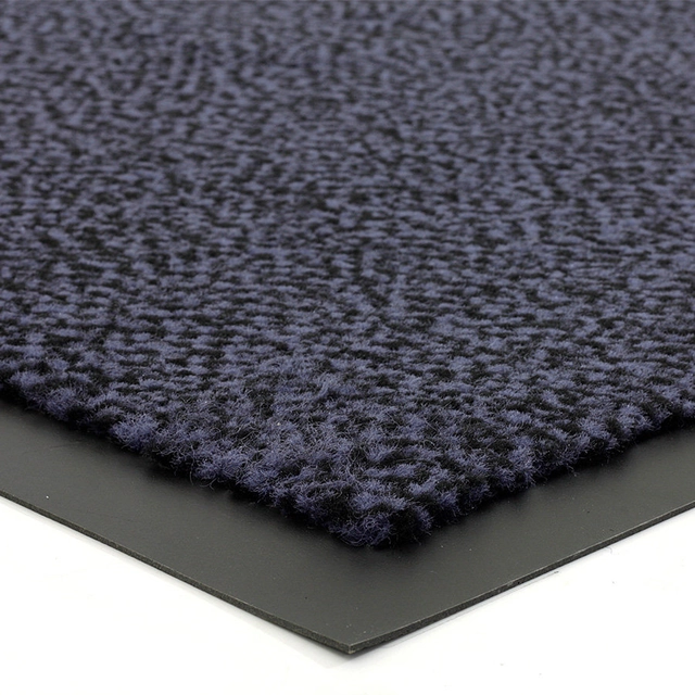 Blue inner cleaning entrance mat FLOMA Mars - length 90 cm, width 120 cm and height 0.5 cm