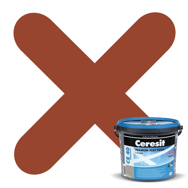 Ceresit elastic grout CE-40 Aquastatic brown 59 2 kg