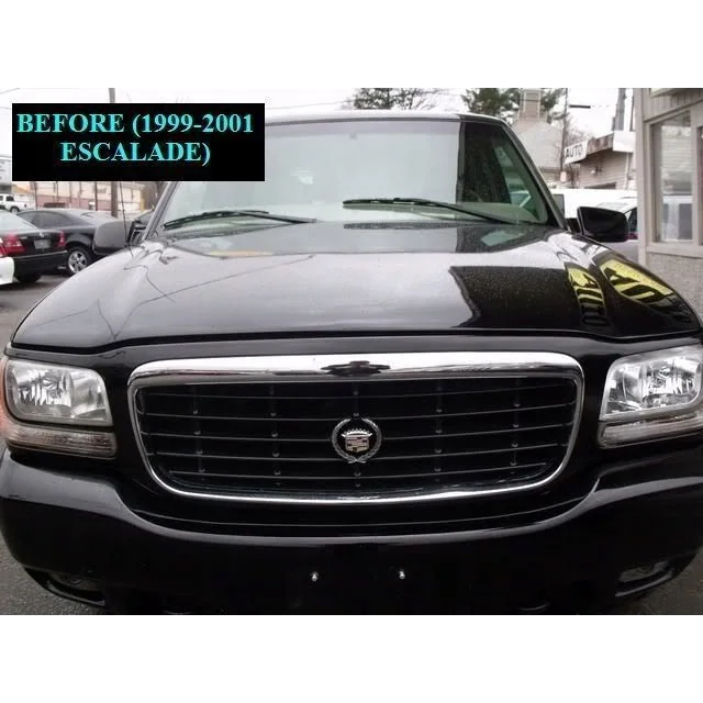 99-00 1999 2000 CADILLAC ESCALADE - Bandes de calandre chromées avec accents chromés