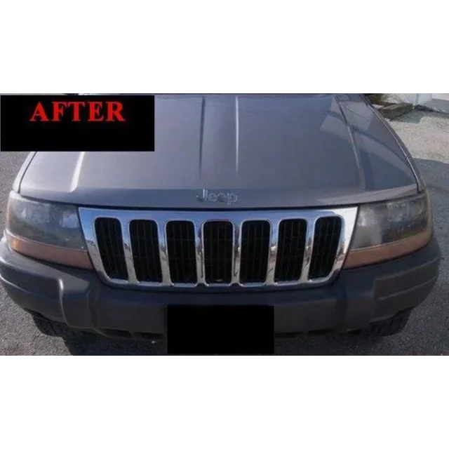 99-04 JEEP GRAND CHEROKEE - Kroomitud ribad, kroomitud grill