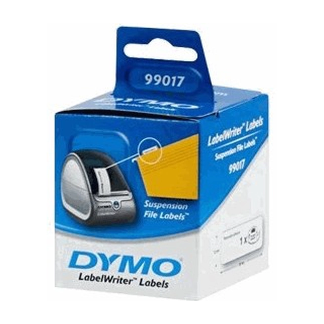 99017 DYMO labels for hanging boards 50x12mm, white (pack of 220 labels)