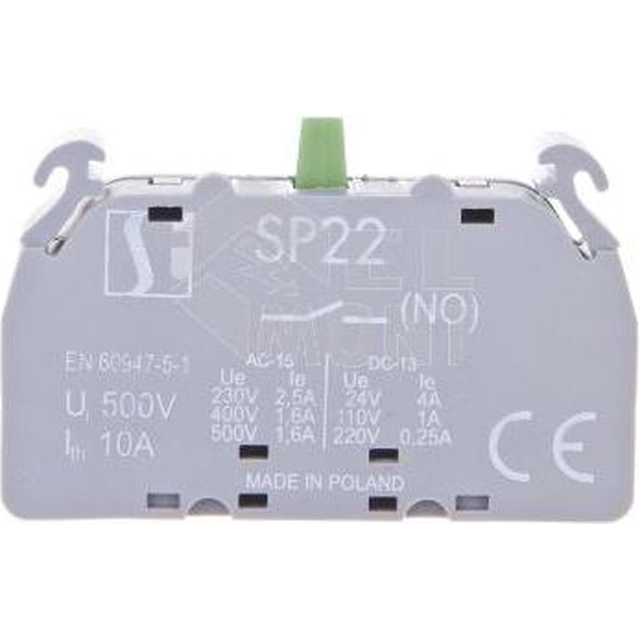 Spamel Auxiliary contact 1Z front mounting (SP2210-2)