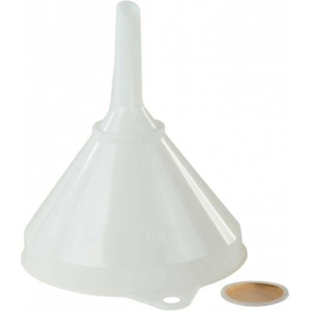 HD-PE funnel with 168mm sieve dia.Huh