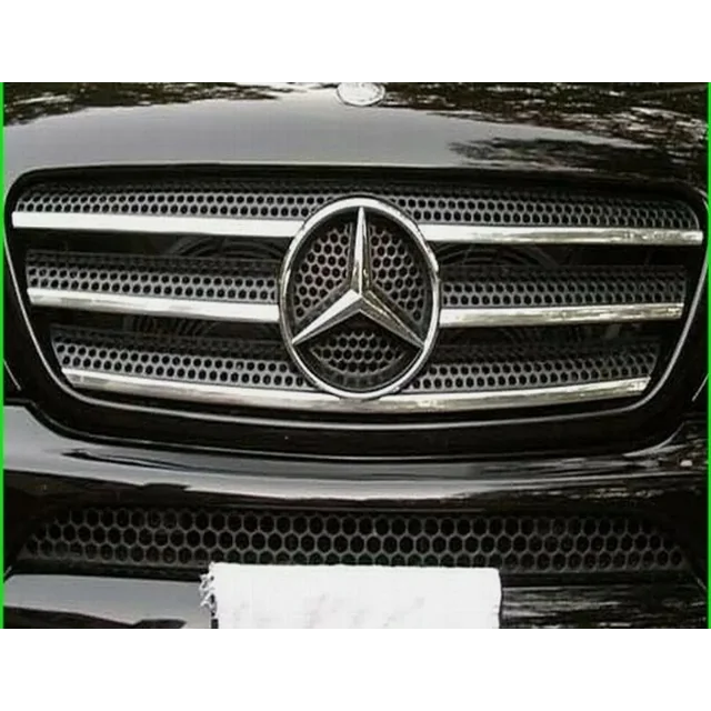 1998-2005 MERCEDES ML W163- Chrome strips, chrome grill