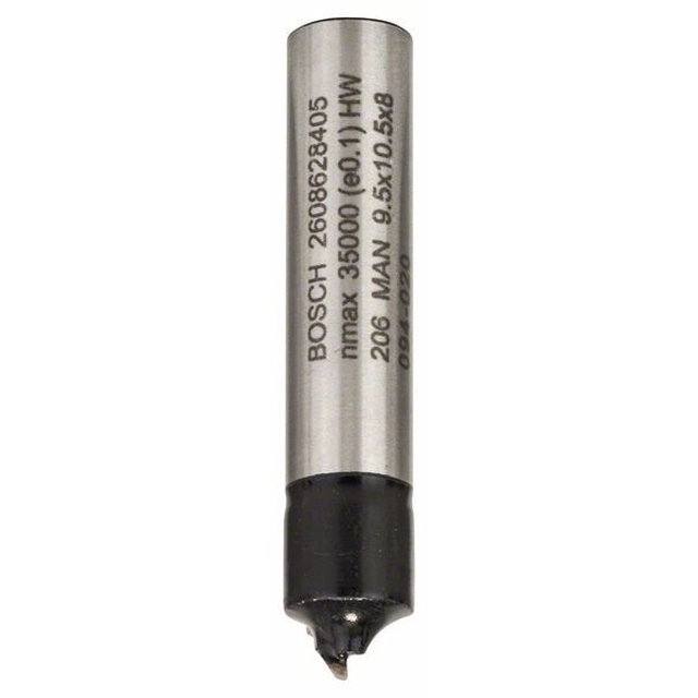 Cylindrical milling cutter 8 mm, R1 3.2 mm, D 9.5 mm, L 10.2 mm, G 41 mm BOSCH 2608628405