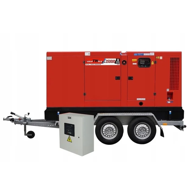 GENERATOR SILENCED 350KVA ATS TRAILER