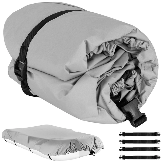 Cover tarpaulin pontoon cover RIB boat with motor waterproof 410x200x140 cm