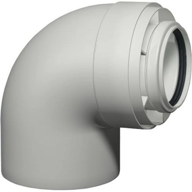 Elbow for Viessmann Vitodens gas boiler chimney, 60/100