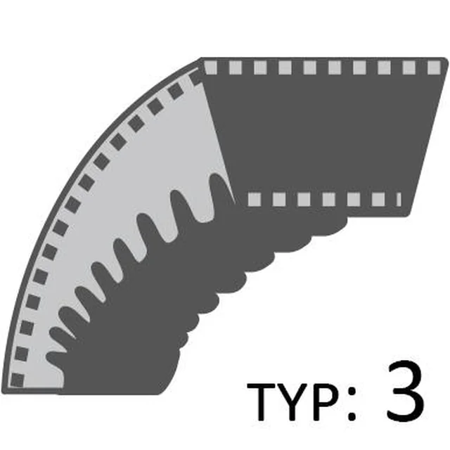 Pasek Pubert Roto 507 CZĘŚĆ ORYGINALNA /17x935/ 0306030087