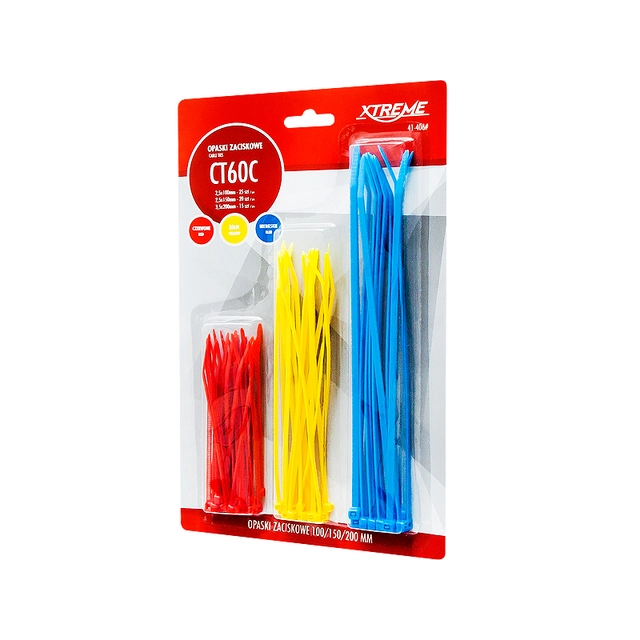 Cable ties set color 2,5/3,5