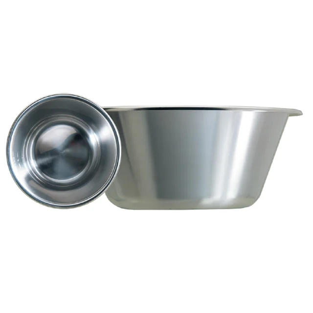 A bowl with a rounded edge and a measuring cup inside 3l