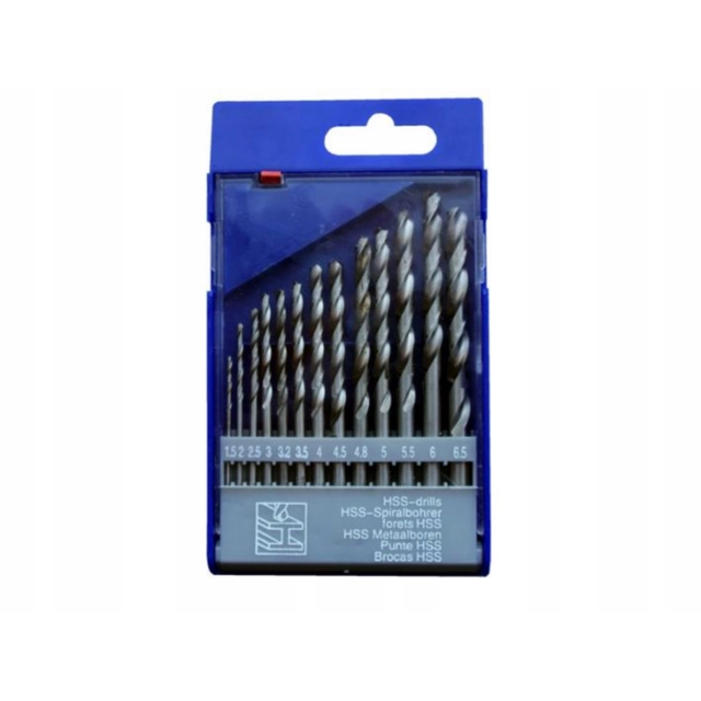 A SET OF DRILLS FOR METAL 1.5-6.5MM CUT 13SZT