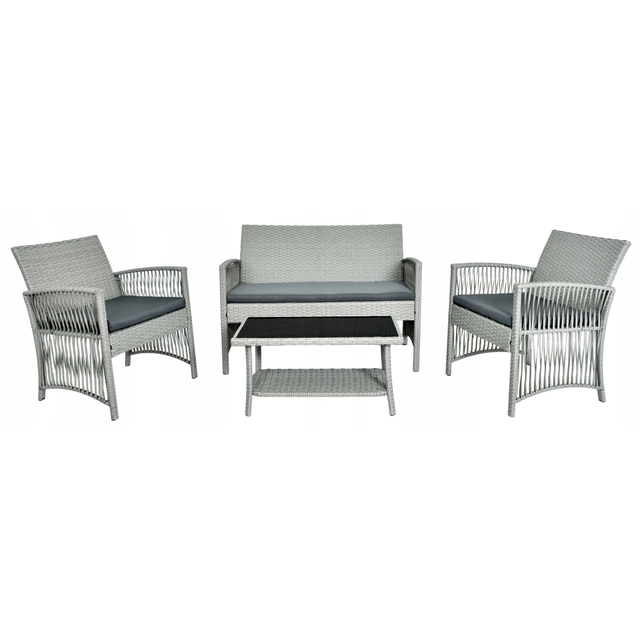 A set of garden furniture Kalina gray