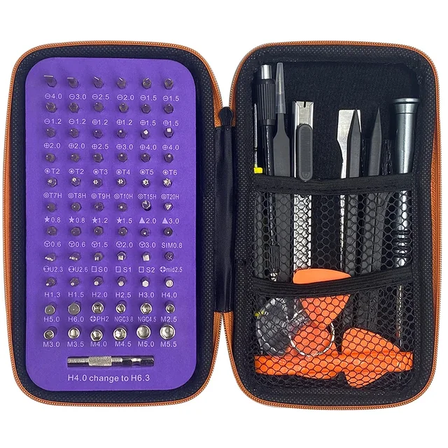 A set of precision screwdrivers 83w1 for repairing computers, phones, TORX SCREWDRIVERS, BIT OPENERS