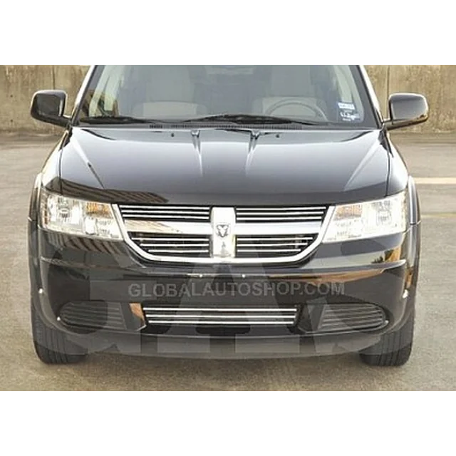 Fiat Freemont Dodge Journey - Chrome Grill Strips, Chrome Bumper Grills