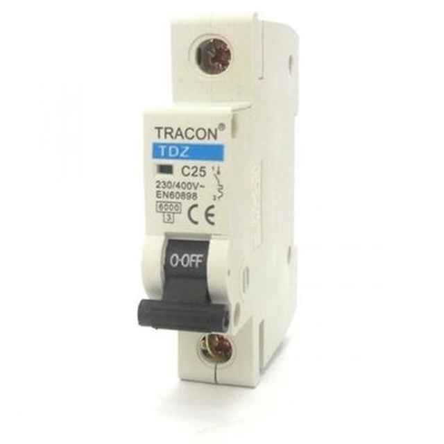 Tracon TDZ-1C-25 12 pcs/package can be sorted C-1P-25A small circuit breaker