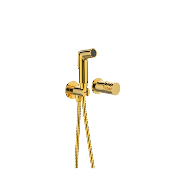 Sea-Horse Ove Gold recessed gold bidet mixer