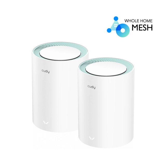 WiFi Mesh WiFi Router AC1200 dual band 1Gbps Wi-Fi 5 set 2szt.Miracles M1300