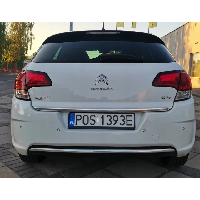 Citroen C4 II B7 - CHROME STRIP Chrome-plated hatch