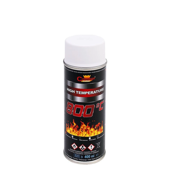 Heat Resistant Spray White 400 ml Champion