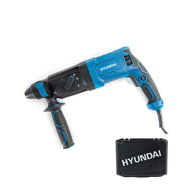 Hyundai BH 2-26 rotary hammer in suitcase with accessories