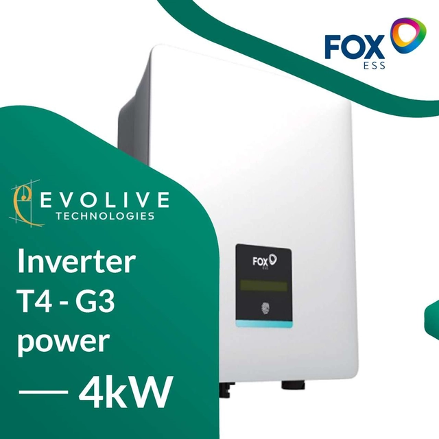 Foxess Inverter T4 G3 3 Fazowy 4kw Merxu 5946