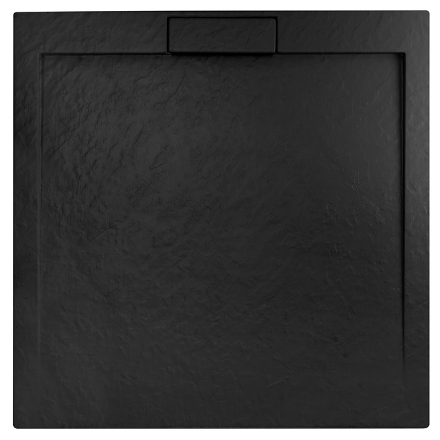 Grand Black shower tray 90x90