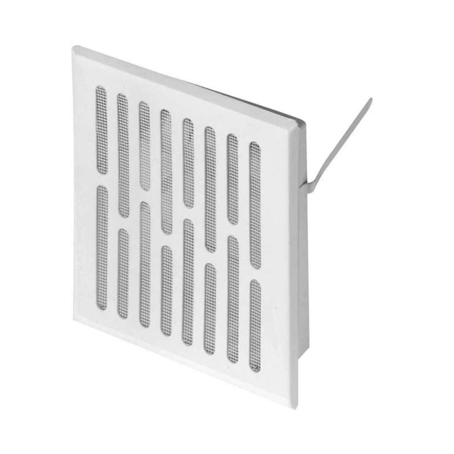 AWENTA metal ventilation grille 14x14 M1B white