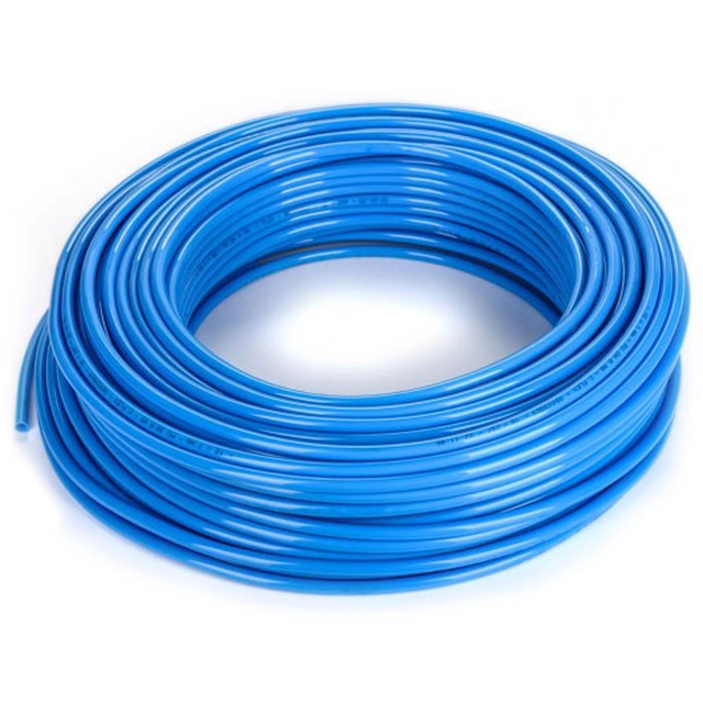 MFPU04025K polyurethane SHORE A 98 straight hose, blue, 4x2.5x0.75 mm, 25 m / roll