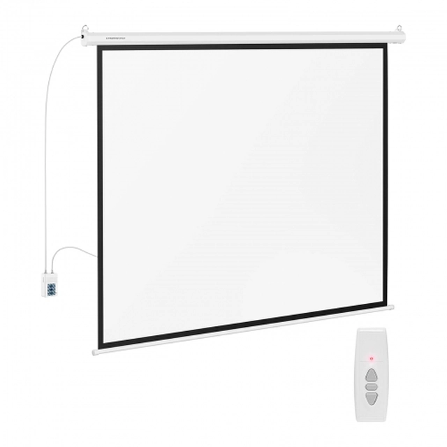 Projection screen 189 x 143 cm, 90 "electric