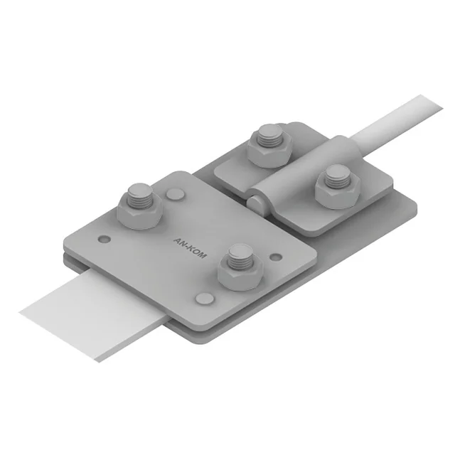 Control joint 4-śrubowe M8 B=30mm type 1 (hot-dip galvanized steel) AN-07/OG/