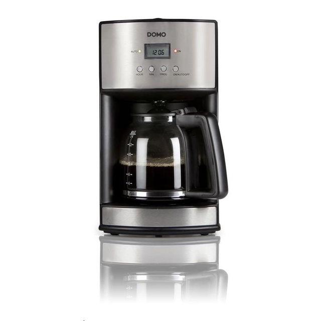 DOMO DO473K Coffee machine 1.8 l stainless steel with timer