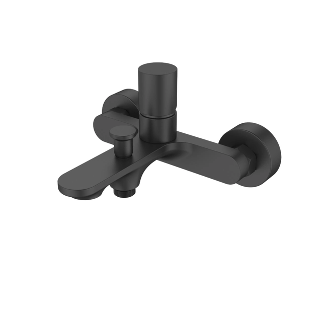 Bathtub Faucet Sea-Horse Bluo Black wall black matt