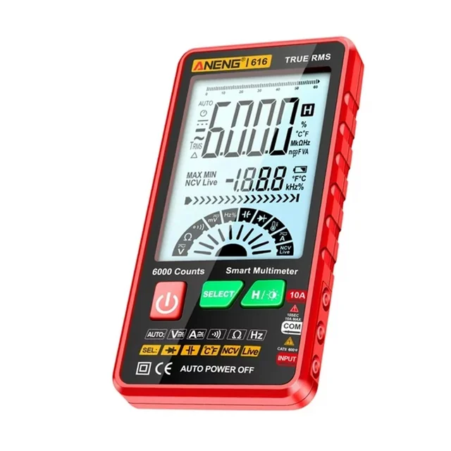 Digital multimeter 616, automatic detection, ANENG