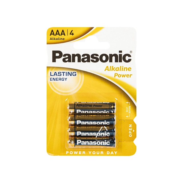 AAA alkáli elem 1.5 LR3 Panasonic 4szt.