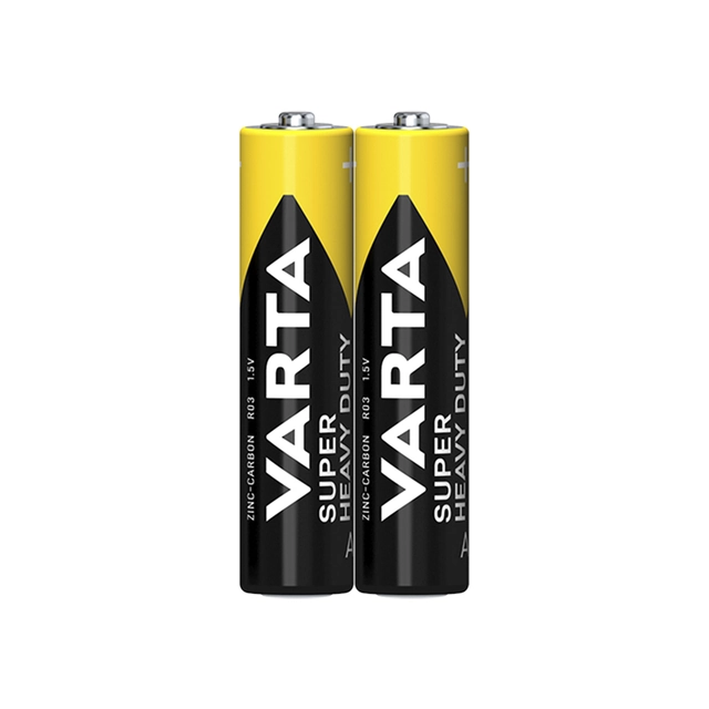 AAA cinko-anglies baterija 1.5 R3 Varta 2 Vnt.
