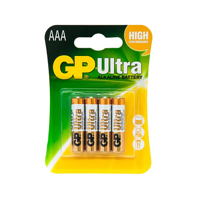 AAA šarminė baterija 1.5 LR3 GP ULTRA